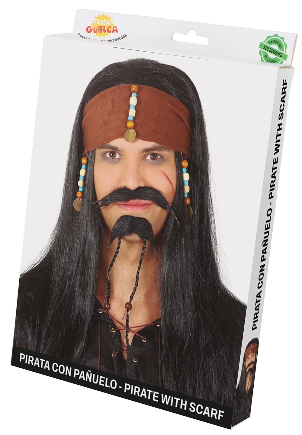 Piratparyk med tørklæde (i æske)