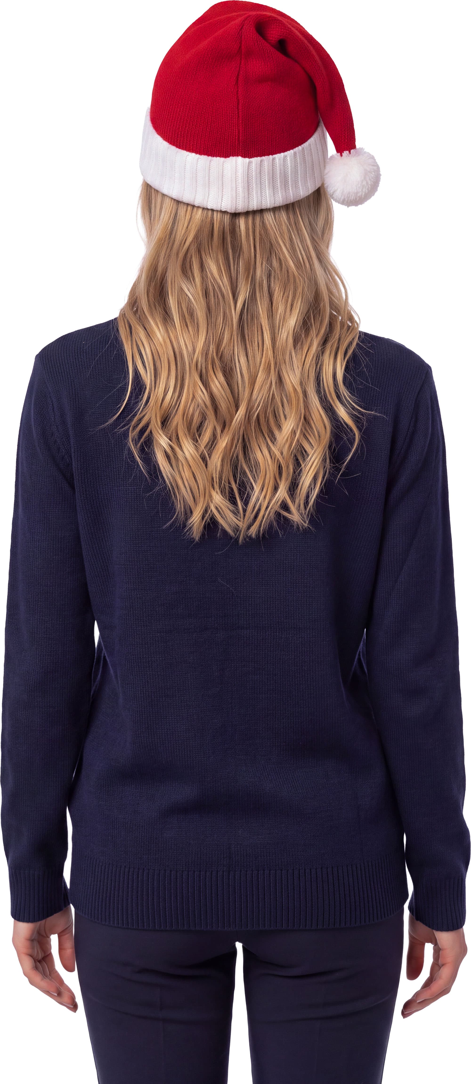 Julesweater med sej julemand til damer