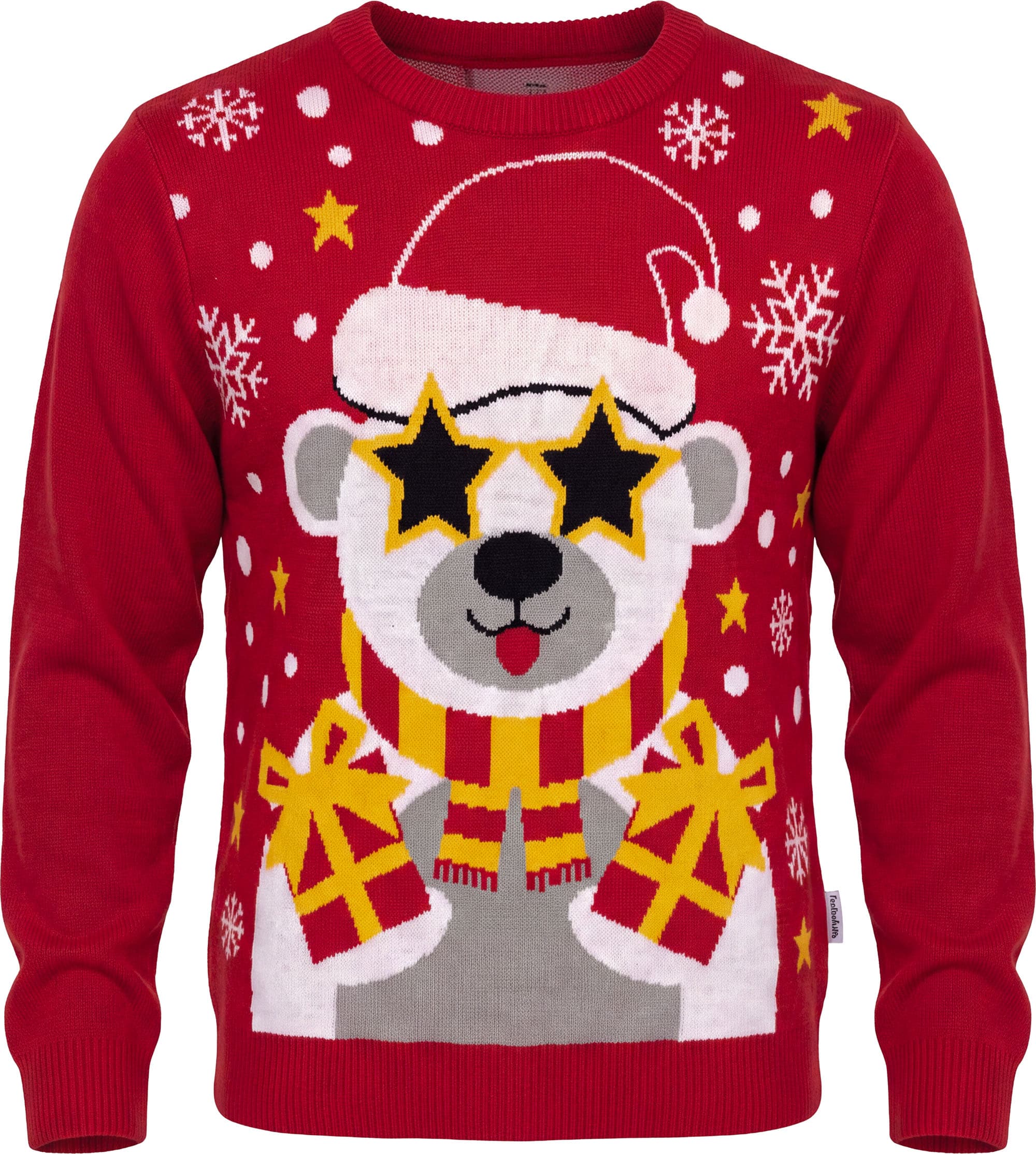 Julesweater med isbjørn til børn