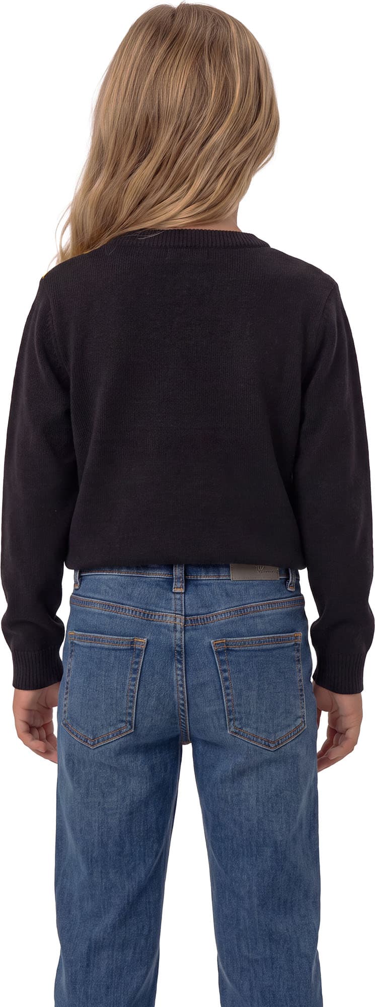 Julesweater med grønt monster til børn