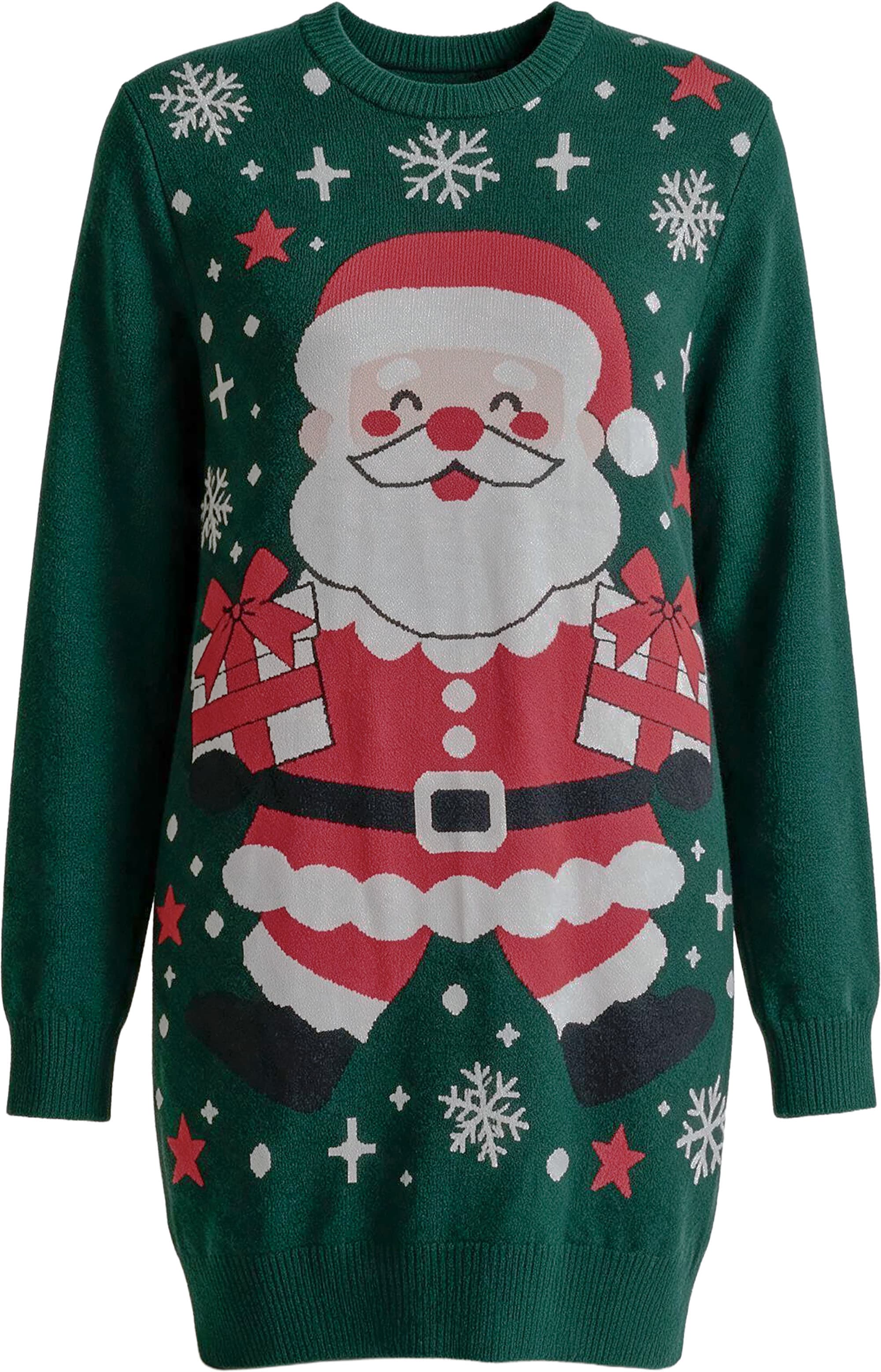 Lang julemandssweater til damer