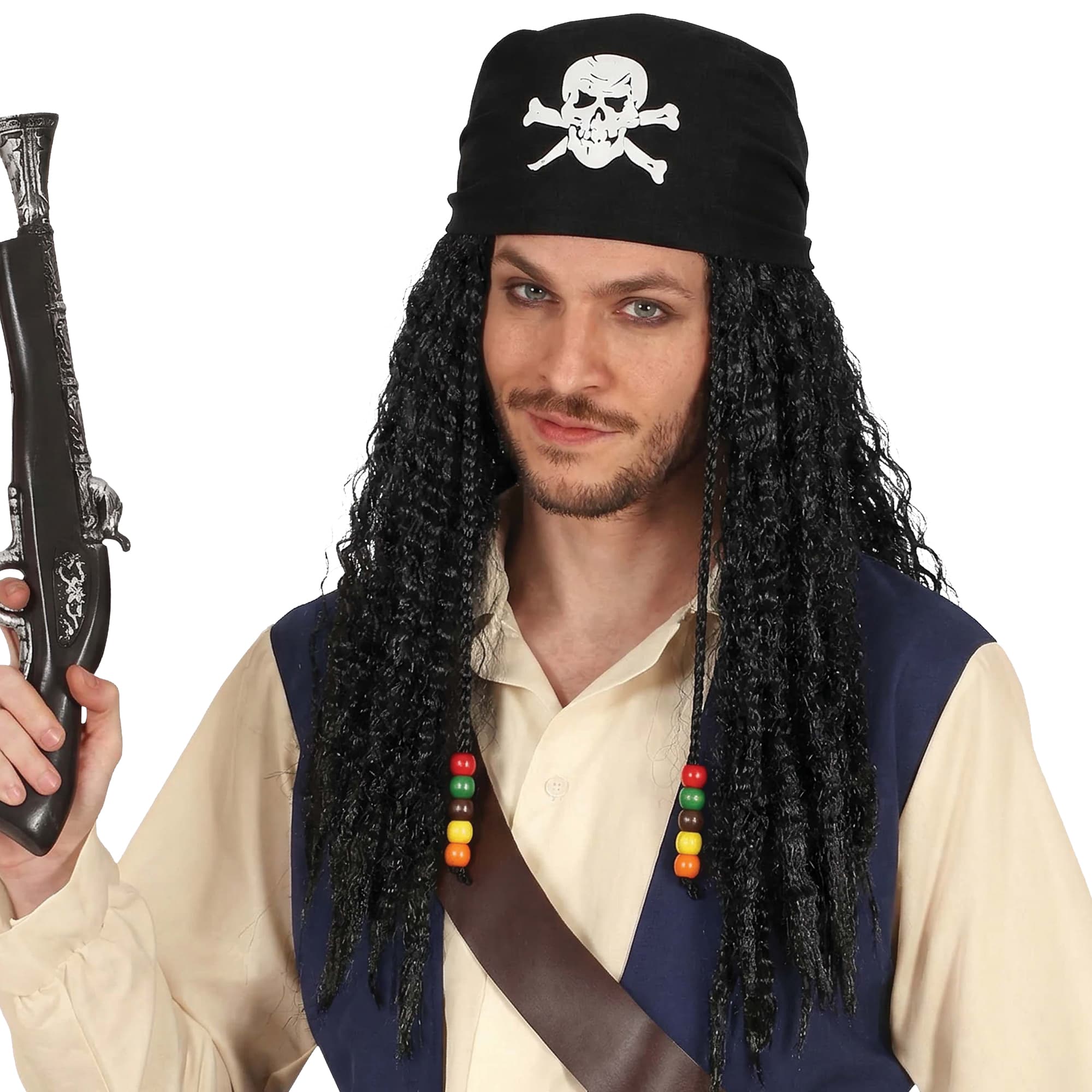 Piratparyk med bandana (i æske)