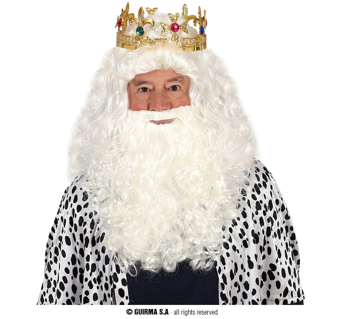 Julemandsparyk og skæg (i æske)