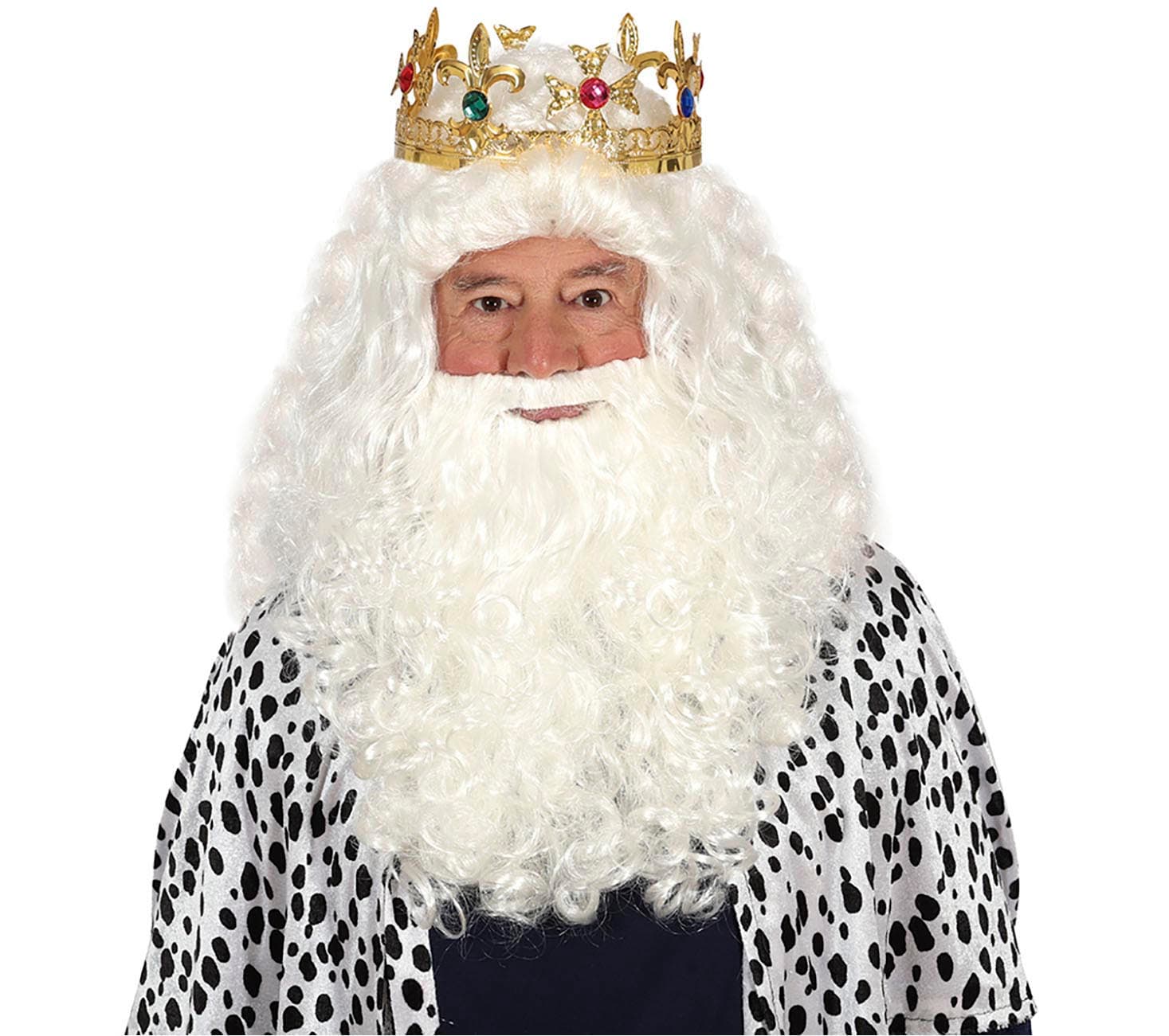 Julemandsparyk og skæg (i æske)