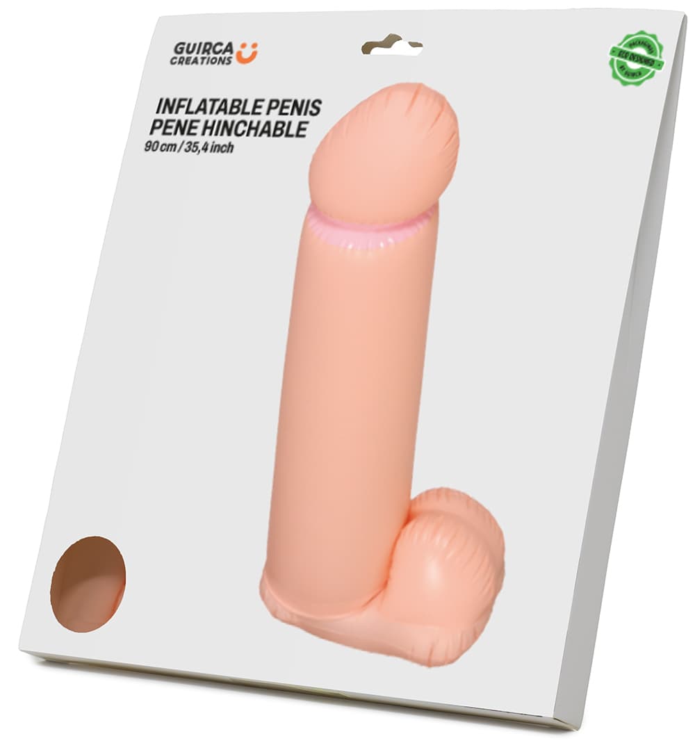 Oppustelig penis 90 cm