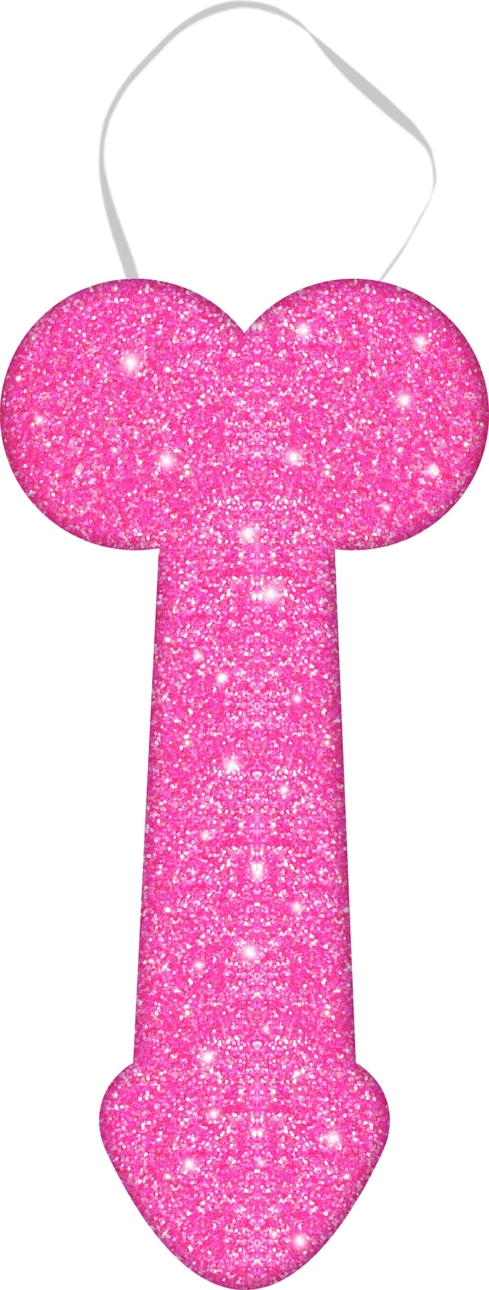 Penisslips med glimmereffekt 30 cm, til voksne