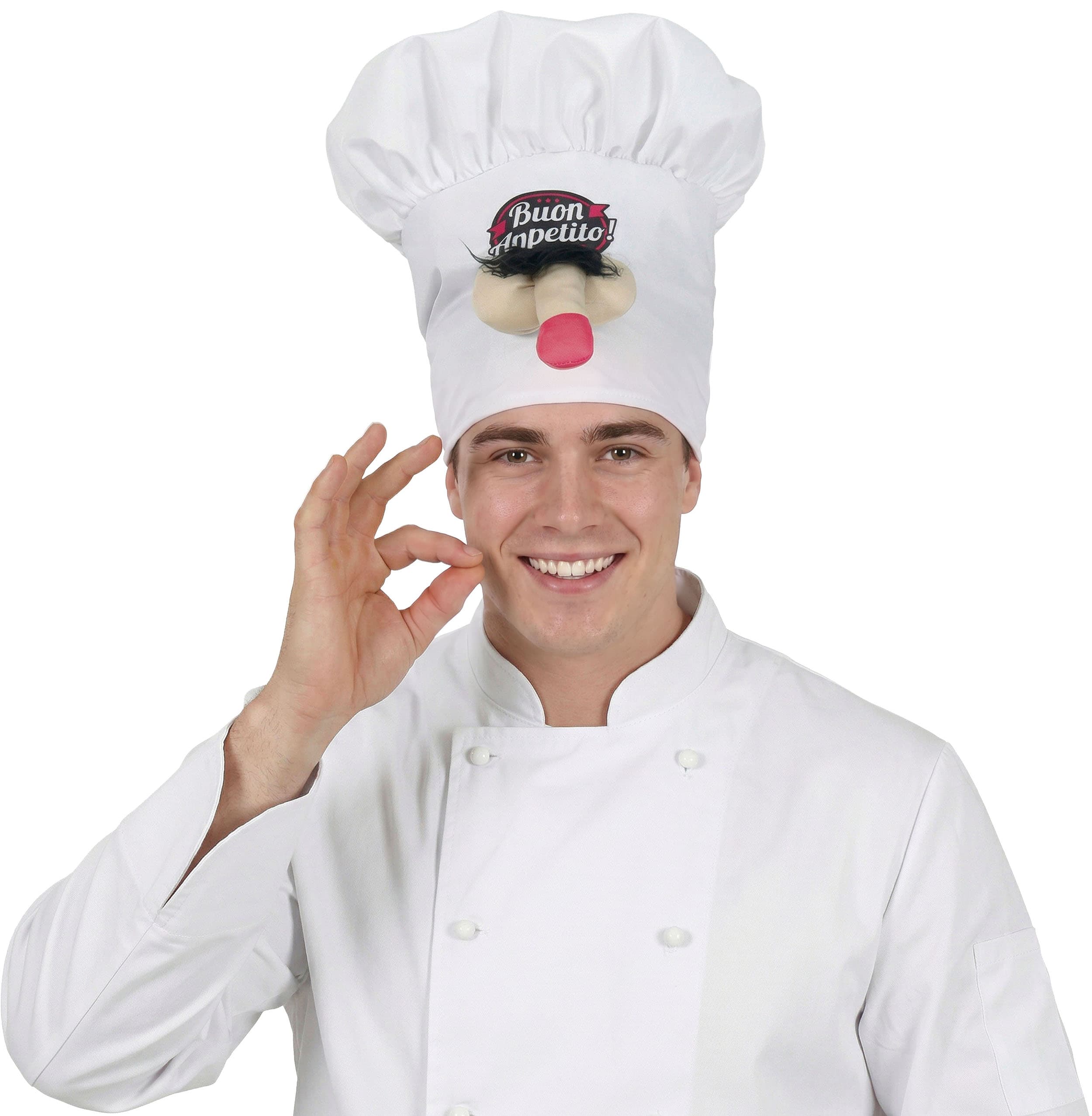 Hat "Buon Appetito" i stof