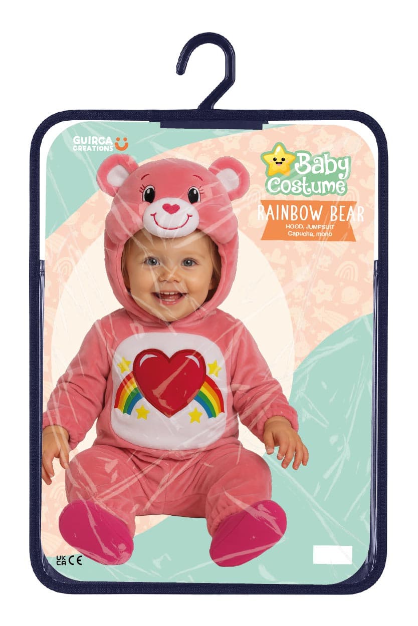 Regnbuebjørn – kostume til baby