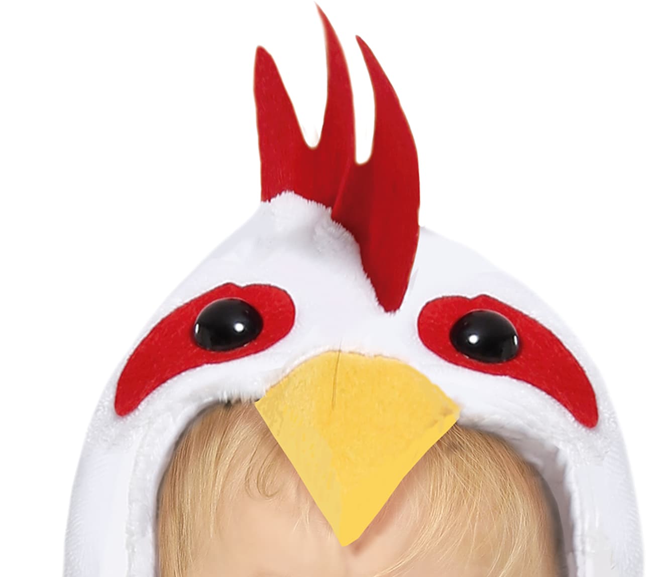 Kylling – kostume til baby, hvid