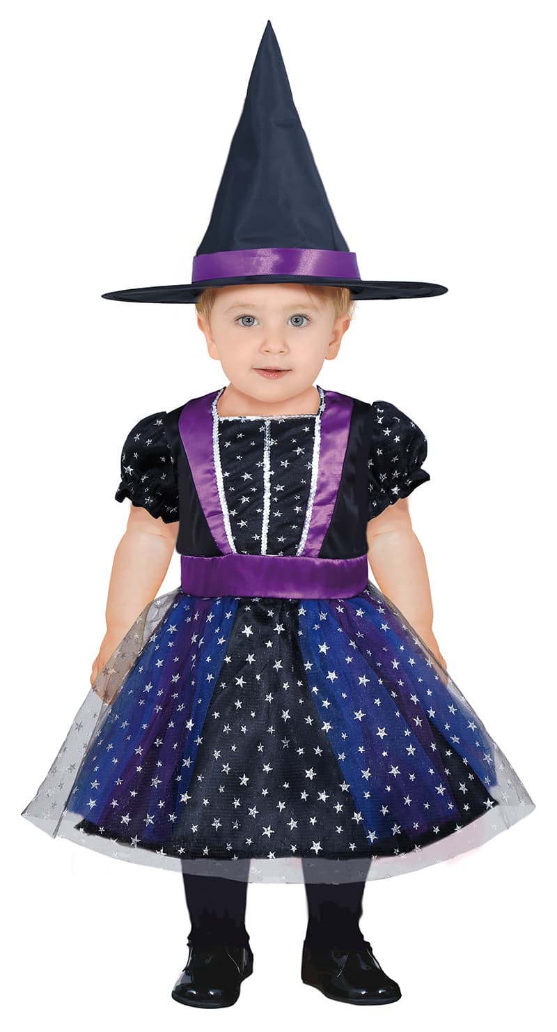 Heks med stjerner – kostume til baby