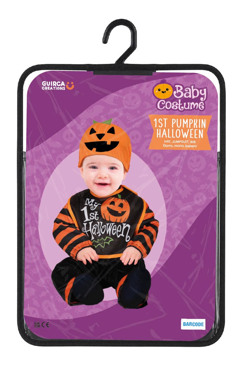 Græskar til første halloween – kostume til baby, model 76126