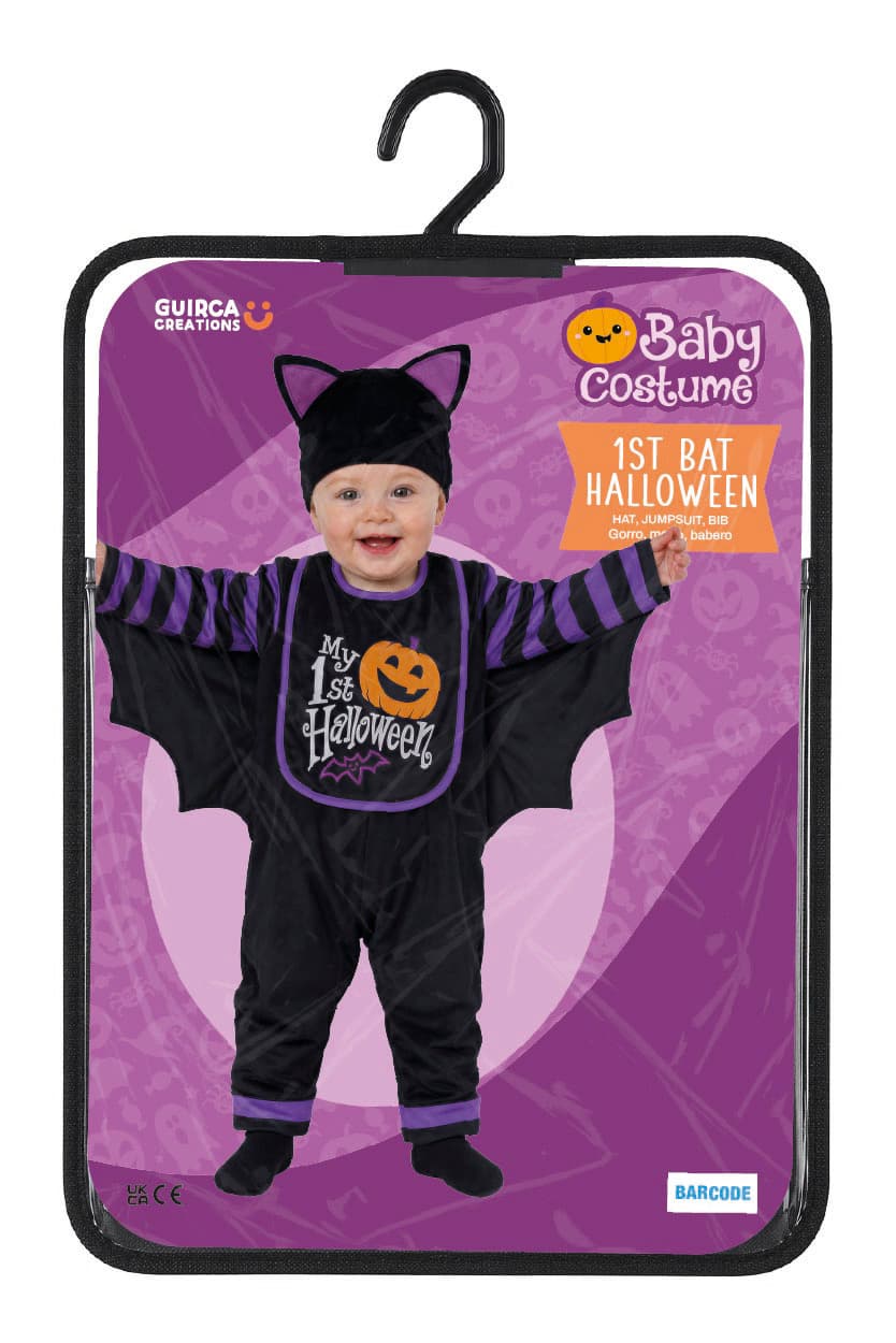 Flagermus til første halloween – kostume til baby