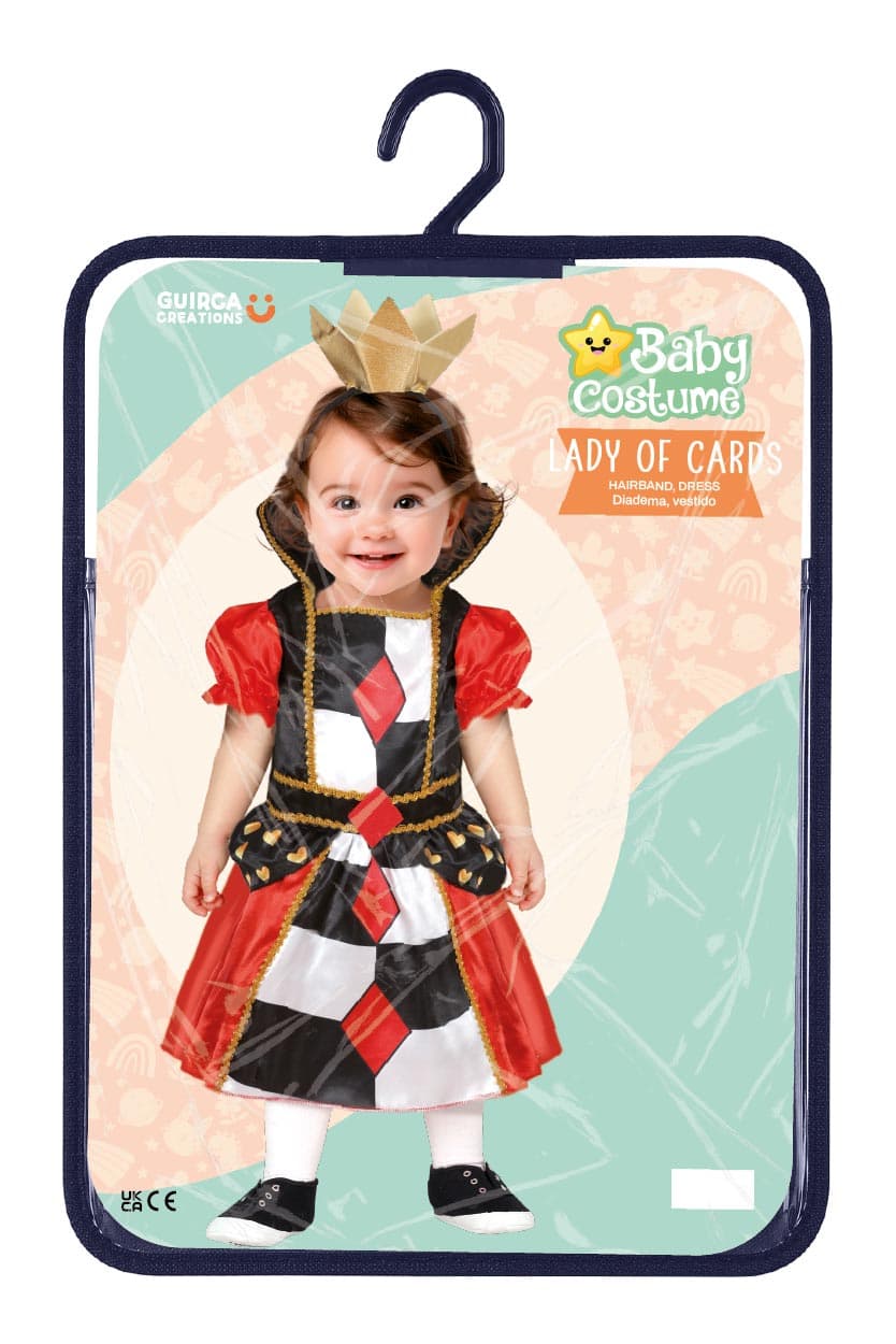 Hjertedronning – kostume til baby