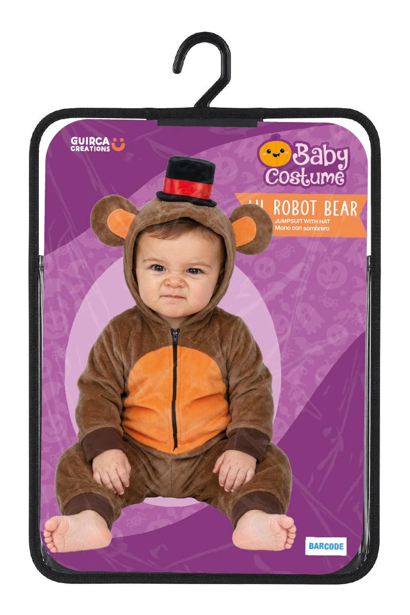 Lille robotbjørn – kostume til baby