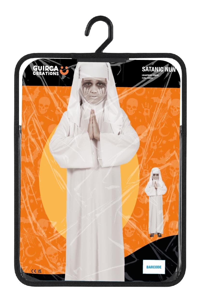 Satanisk nonne – kostume til piger