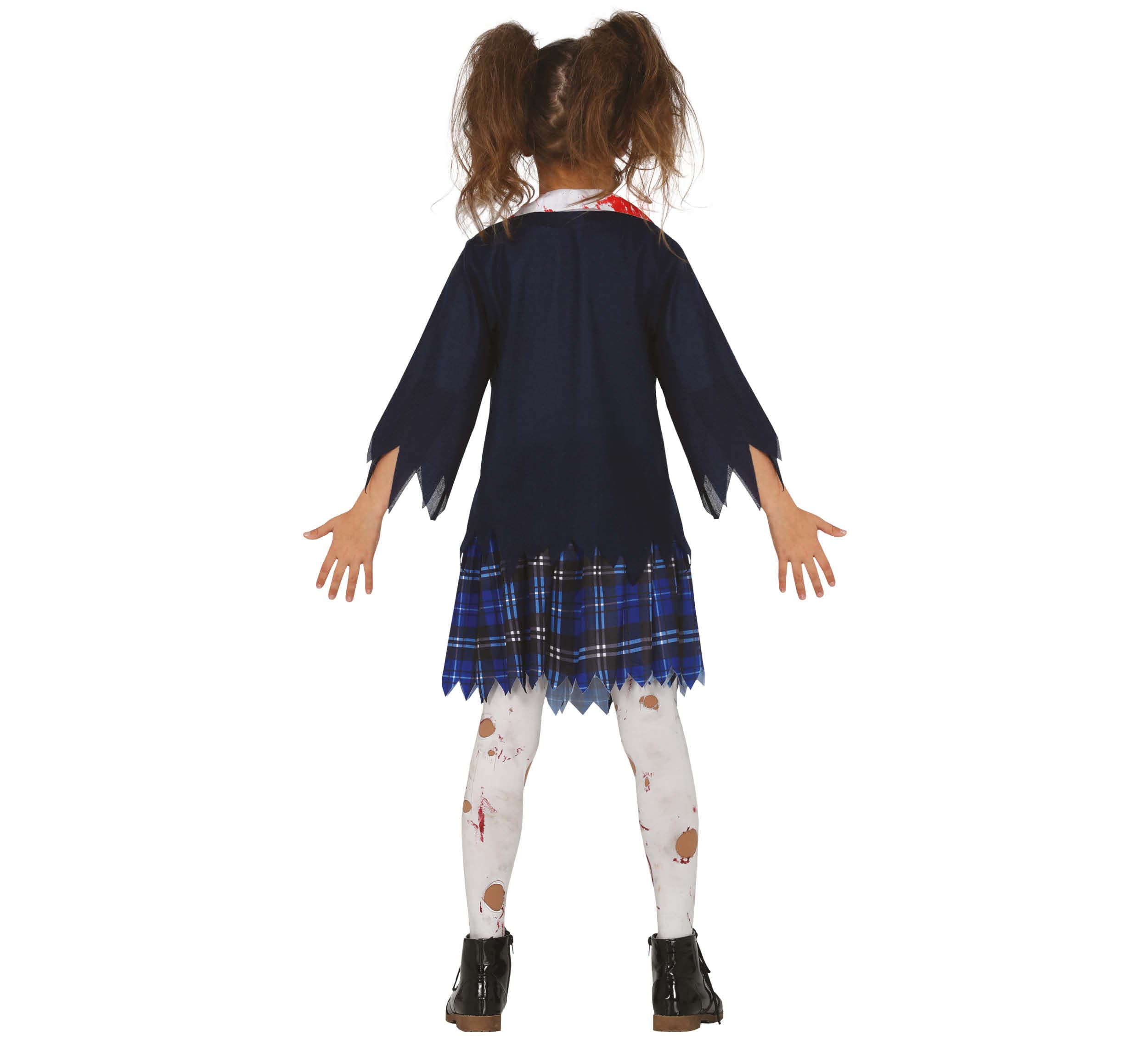 Zombie-gymnasieelev – kostume til piger