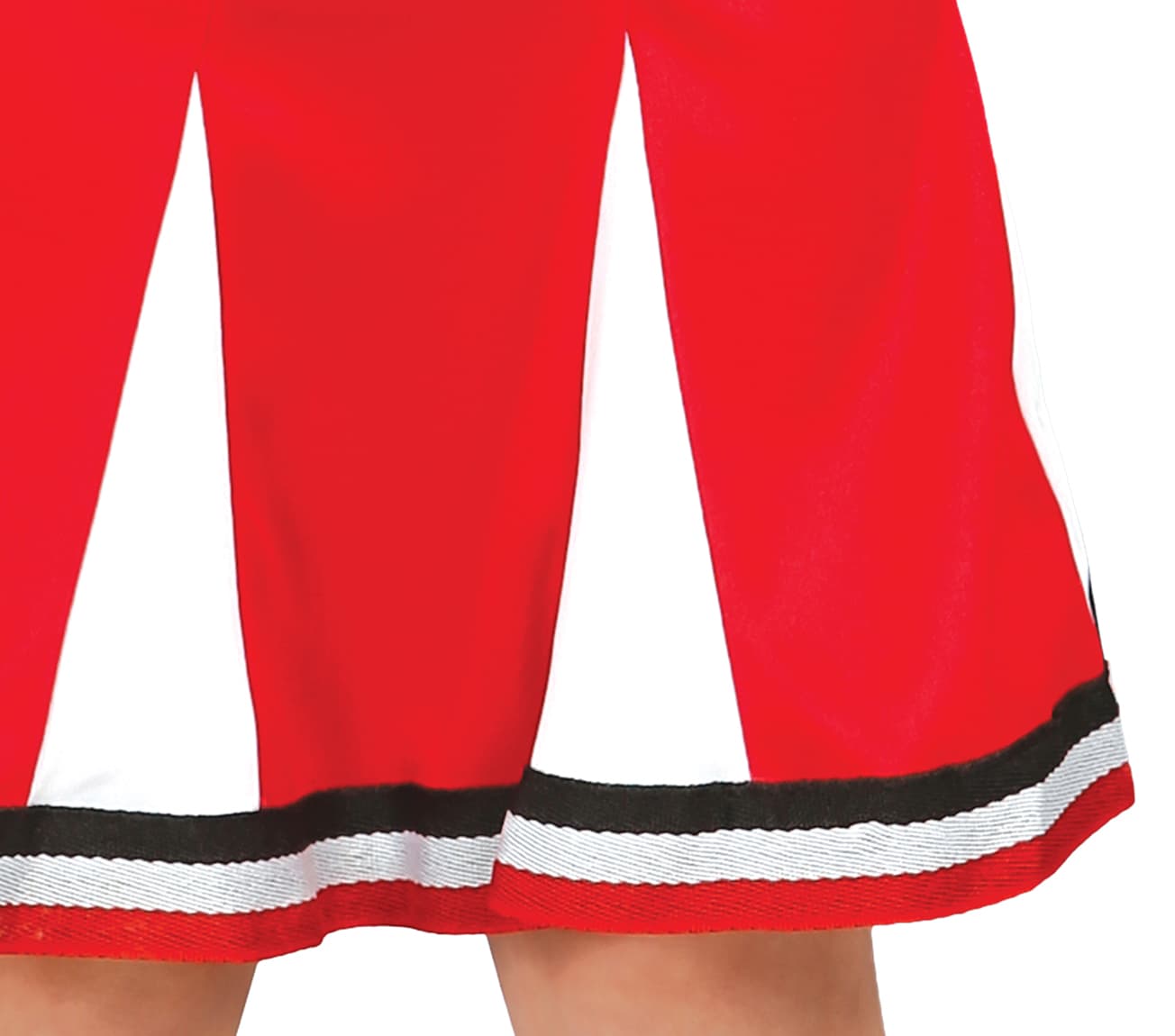 Cheerleader – kostume til piger, rød og hvid