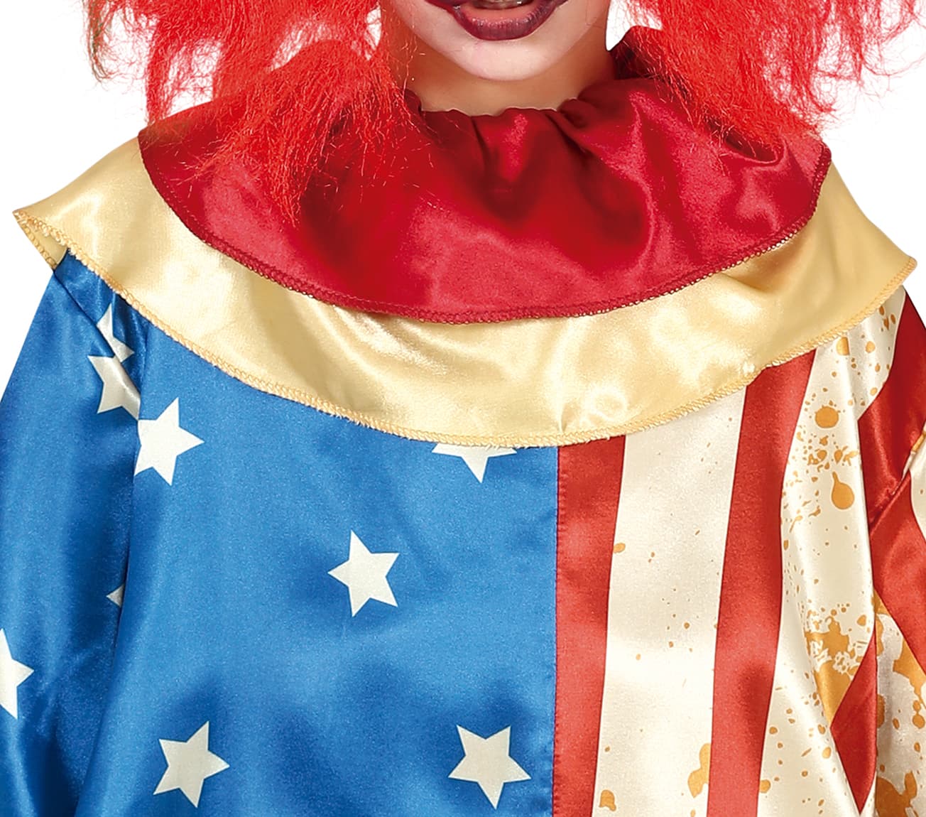 Patriotisk klovn – kostume til drenge