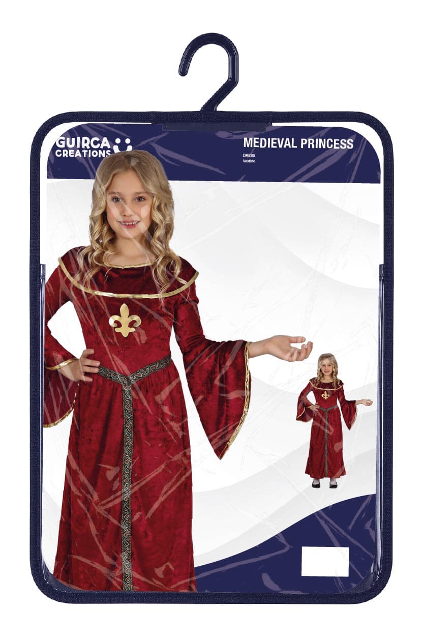 Middelalderprinsesse – kostume til piger