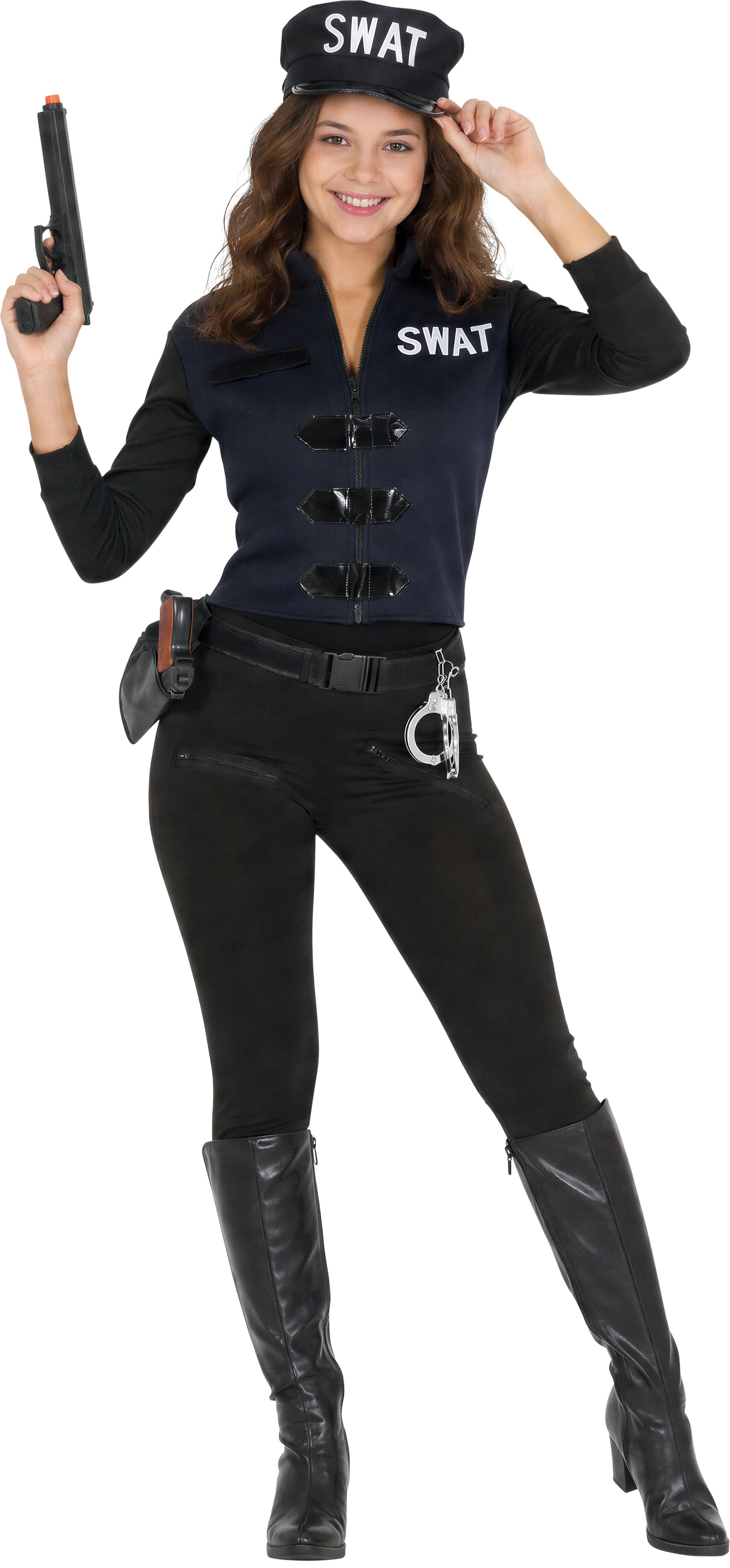 SWAT – kostume til børn og voksne, model 77865