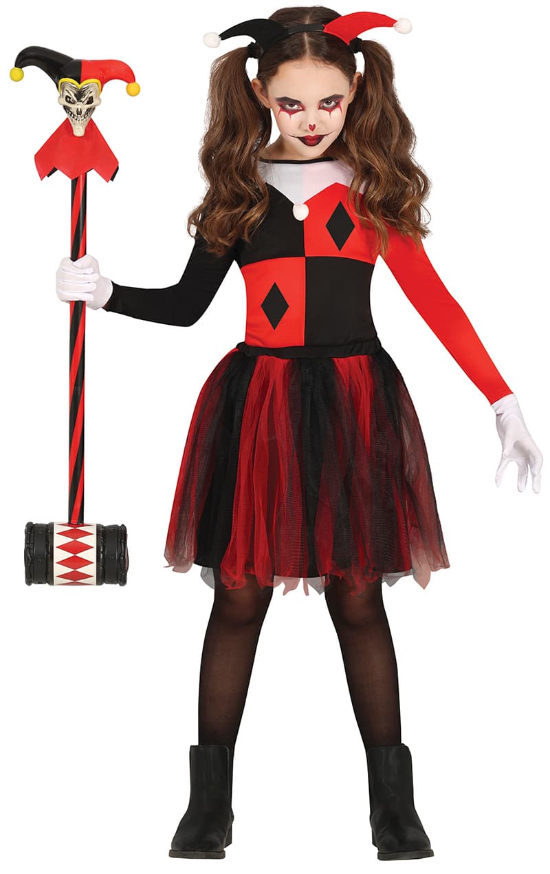 Harlekin – kostume til piger