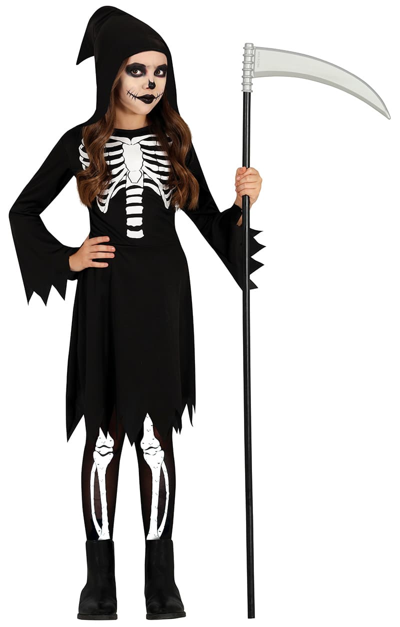 Skelet – kostume til piger, model 78110