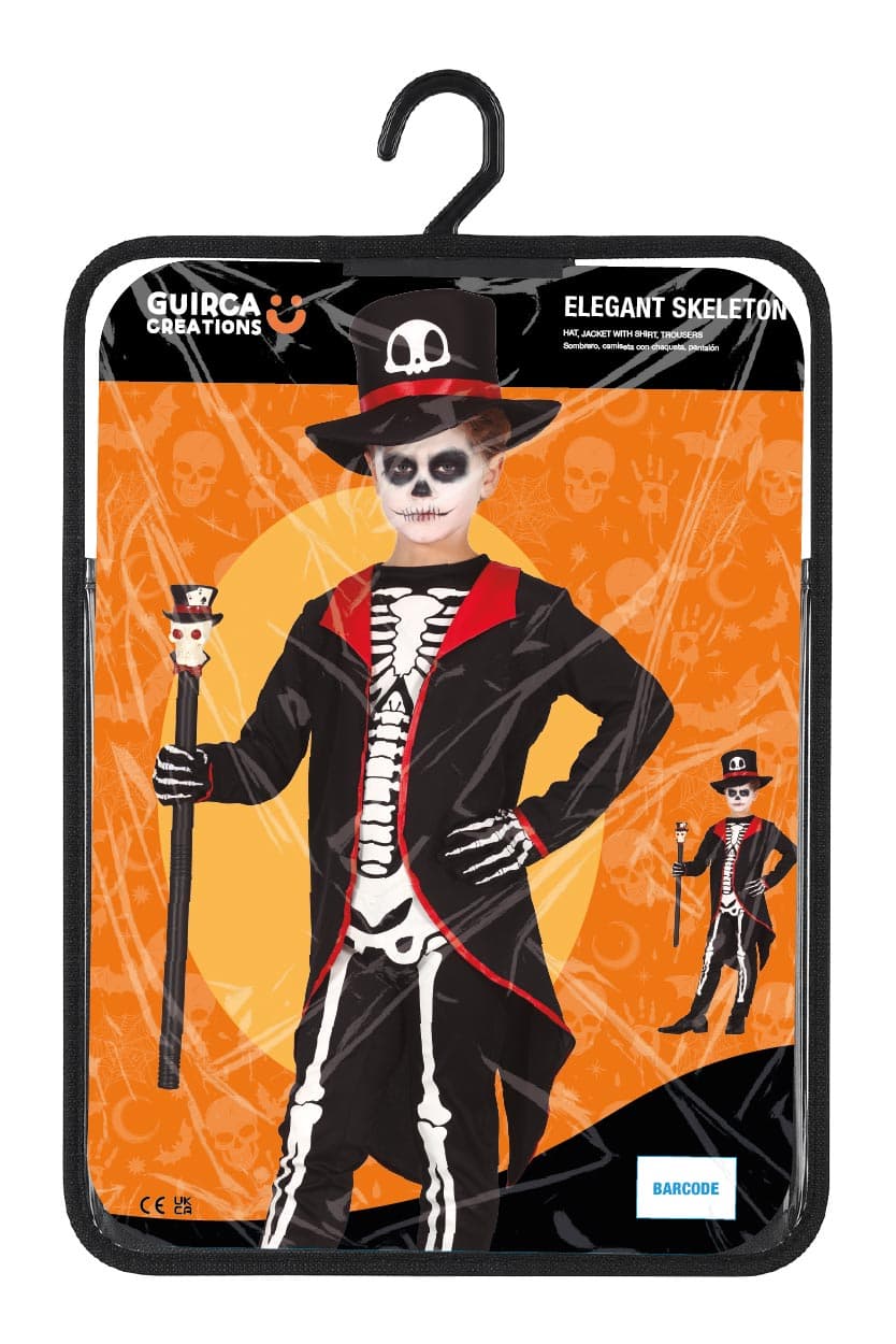 Elegant skelet – kostume til drenge