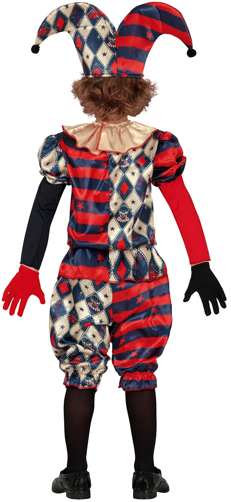 Harlekin med ruder – kostume til børn