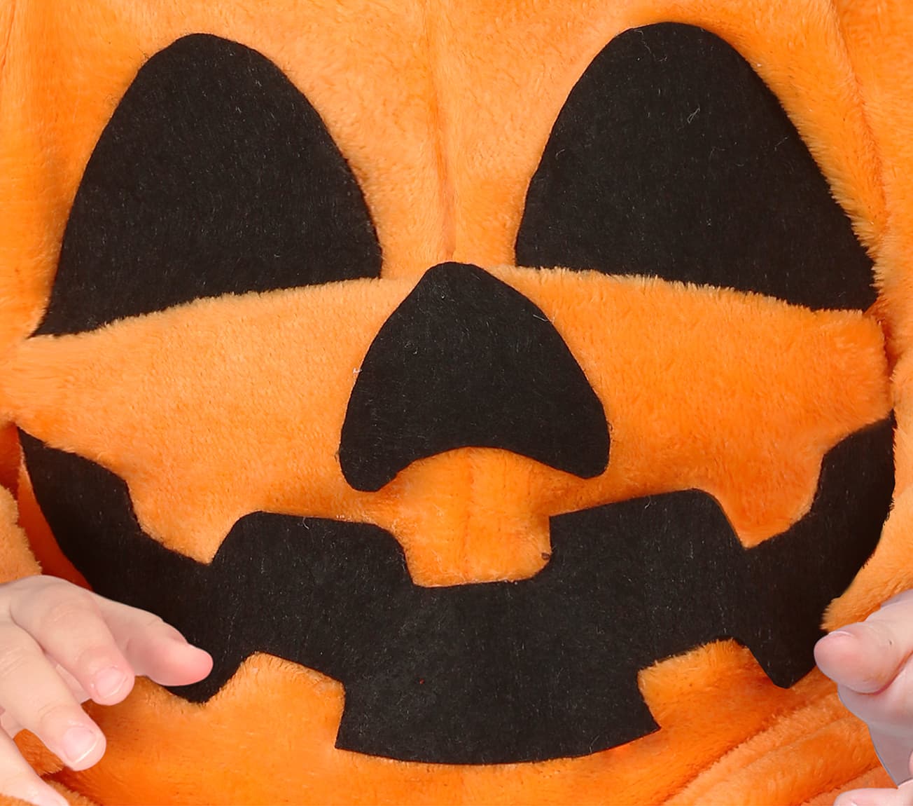 Græskar – kostume til baby, orange og sort