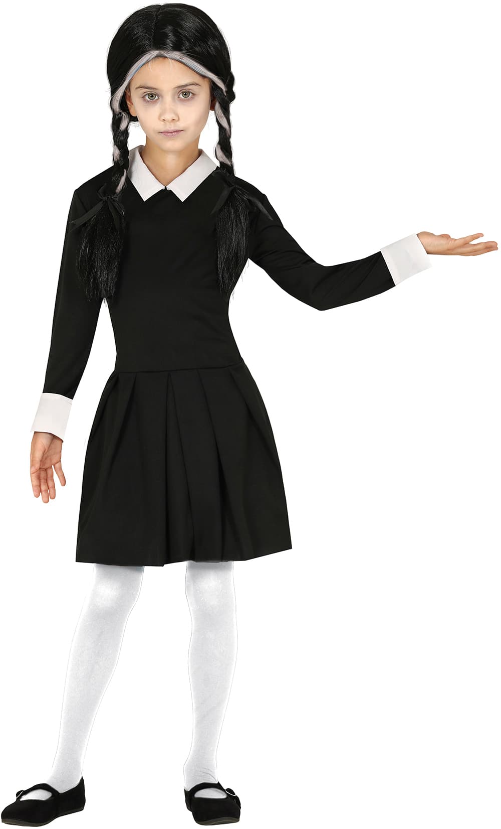 Gotisk pige – kostume til piger, sort, model 78390