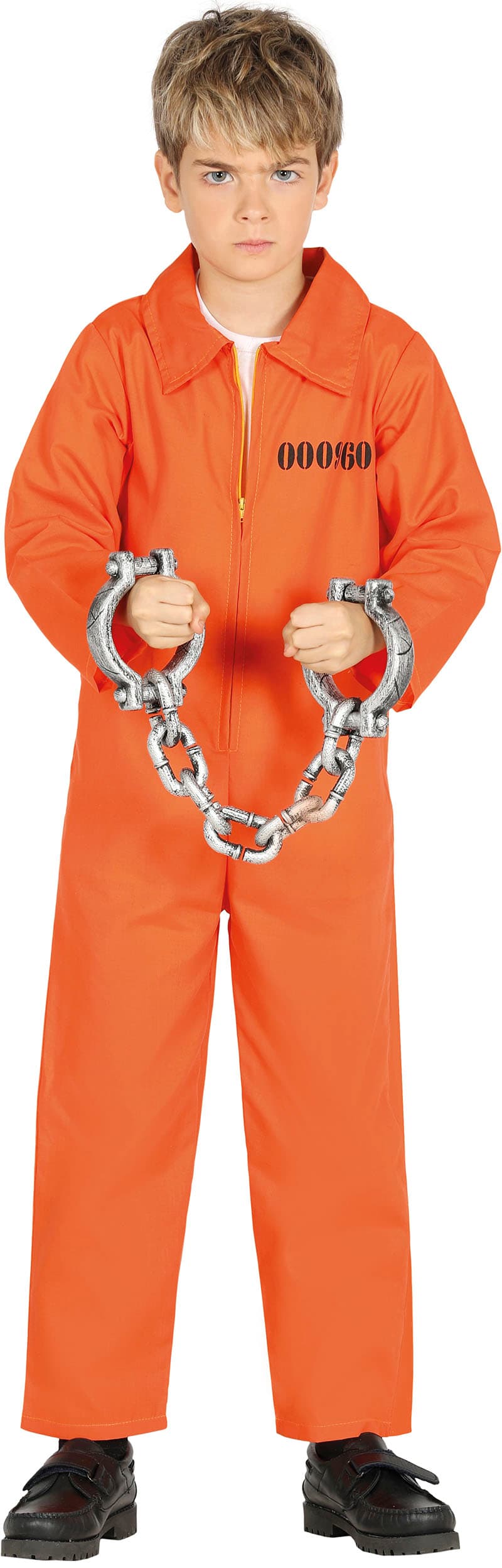 Fange – kostume til drenge, orange, model 78395