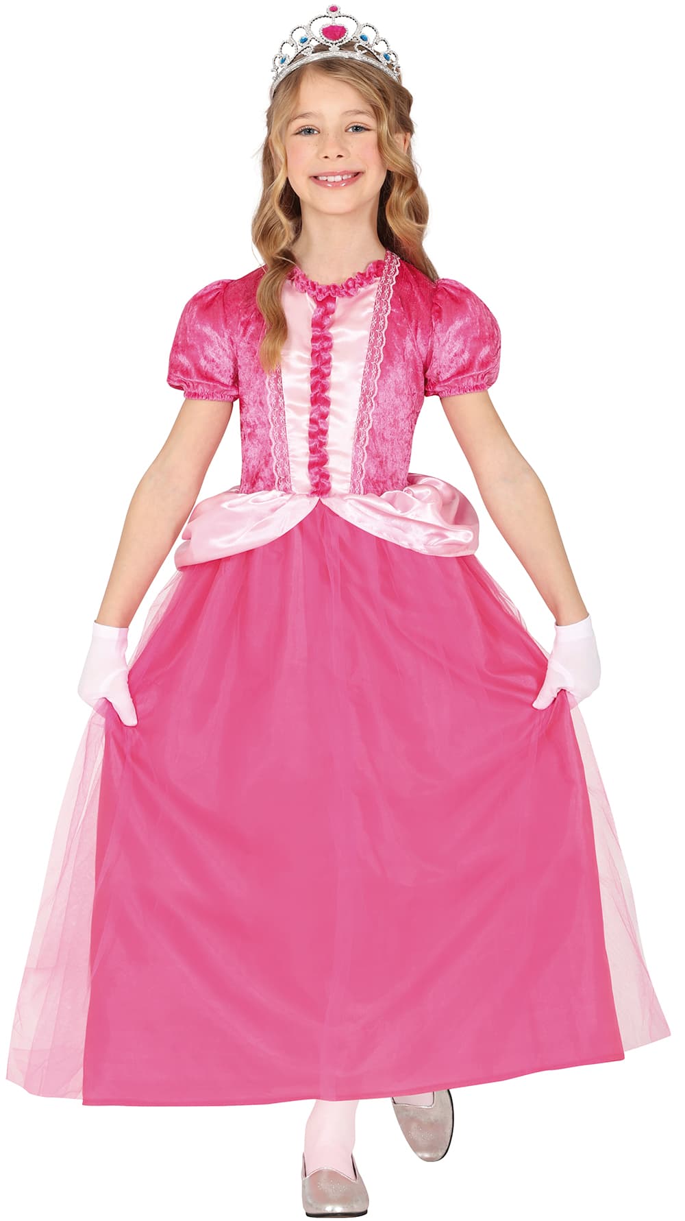 Lyserød prinsesse – kostume til piger, model 78478