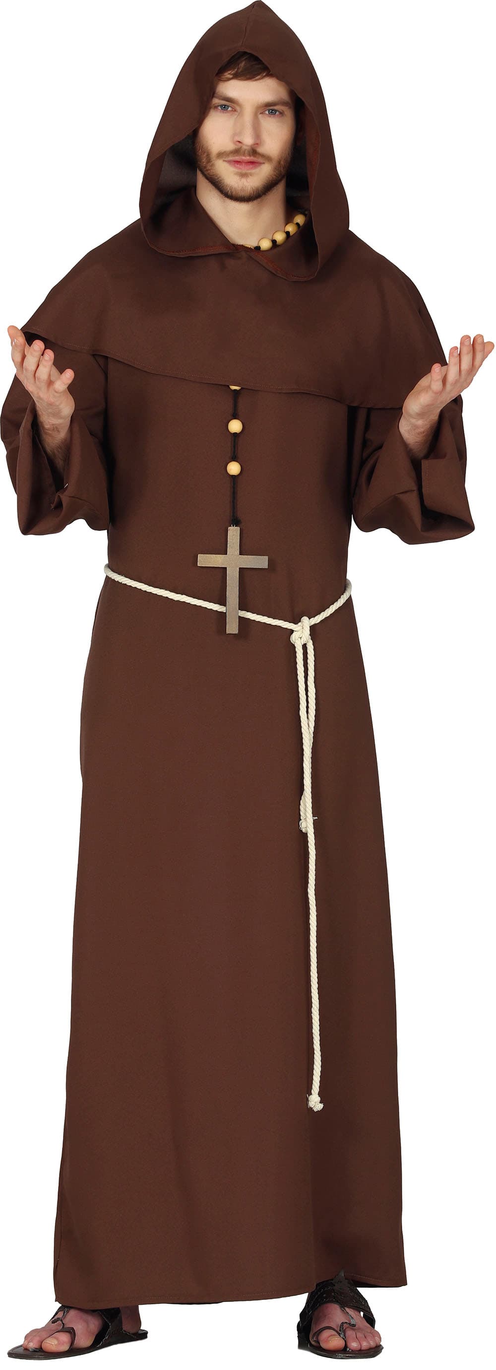 Munk – kostume til herrer, brun, model 79290
