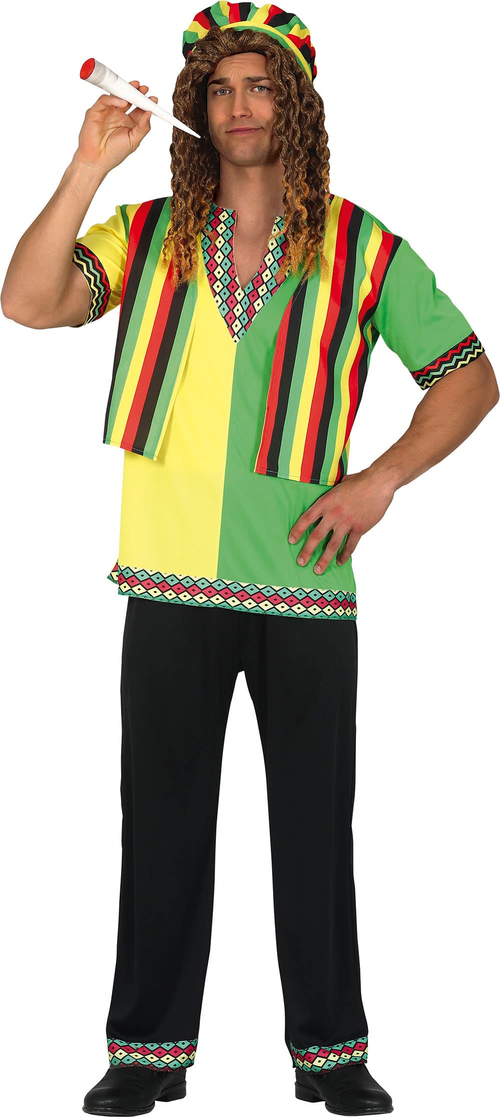 Jamaicansk – kostume til herrer