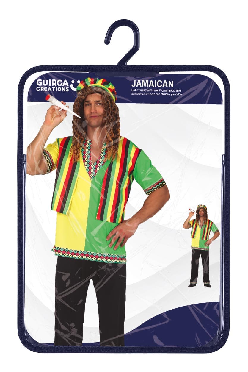Jamaicansk – kostume til herrer