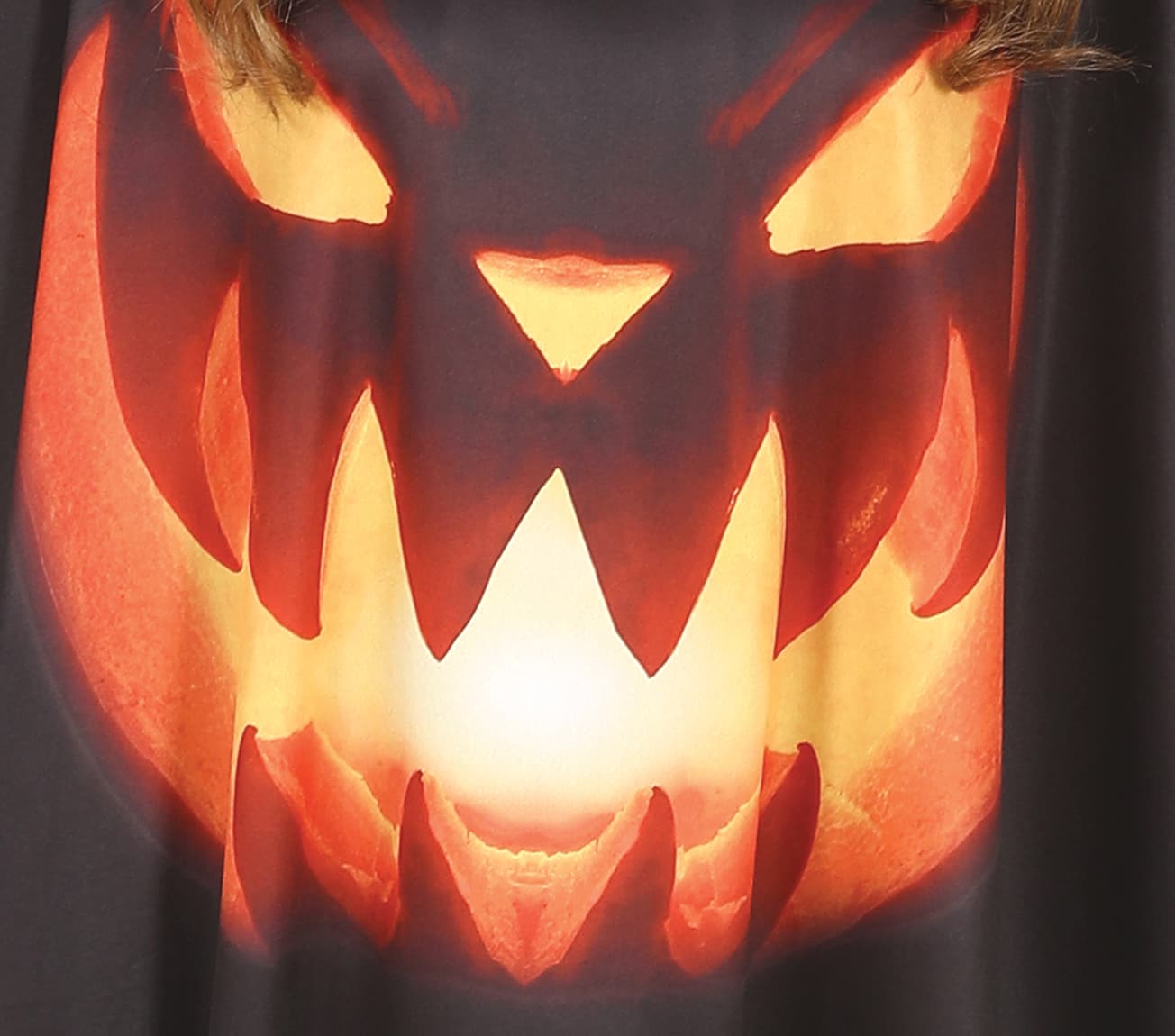 Græskarponcho – kostume til damer