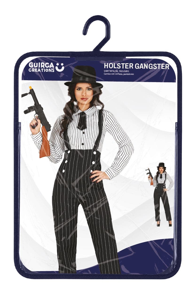 Gangster – kostume til damer, model 79657