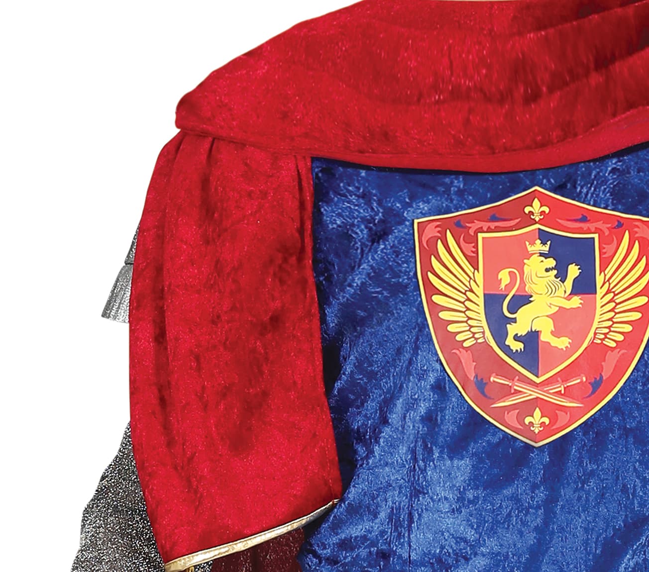Konge – kostume til herrer, blå, rød og bordeaux