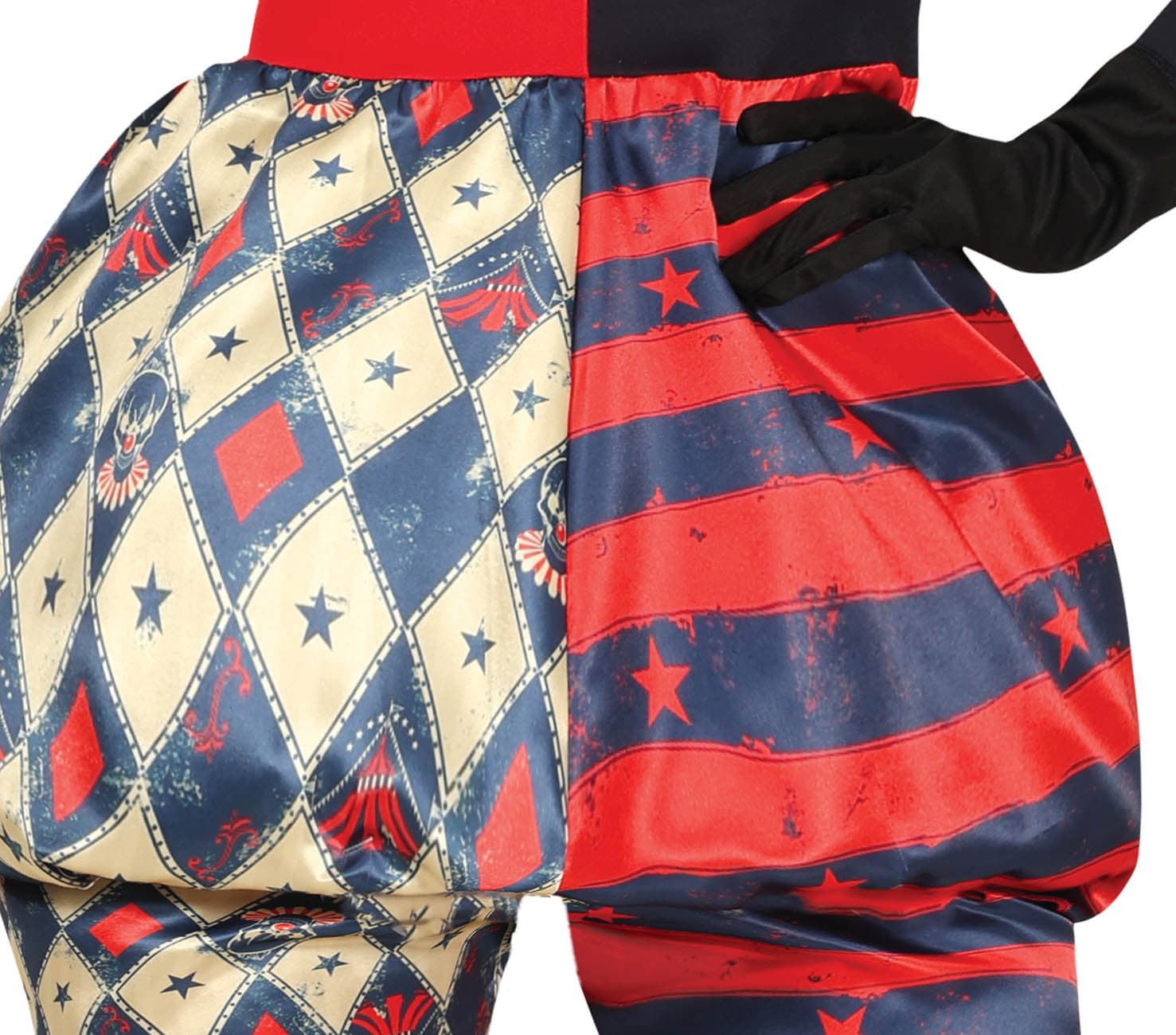 Harlekin med ruder – kostume til damer