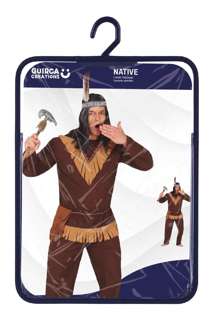 Indisk – kostume til herrer, brun, model 80172