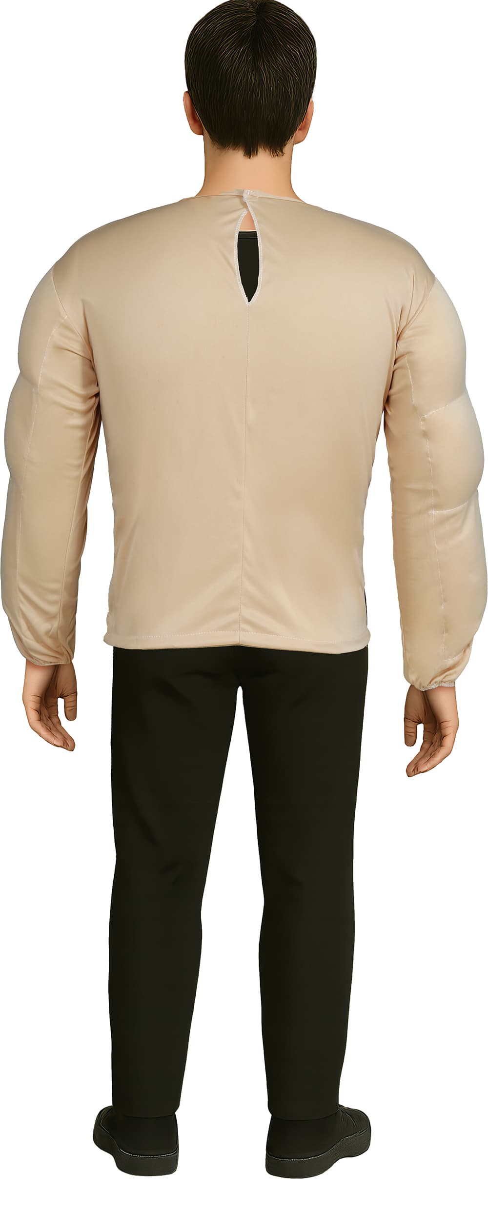 Muskuløs strongman-T-shirt – kostume til herrer