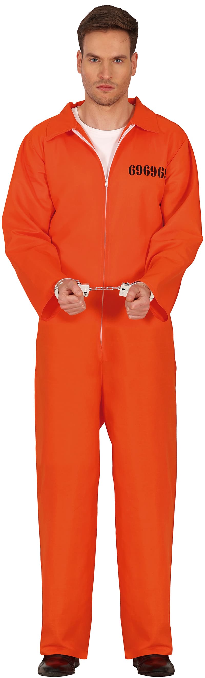 Fange – kostume til herrer, orange, model 77921