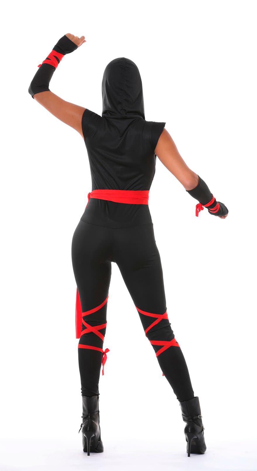 Sort ninja – kostume til damer