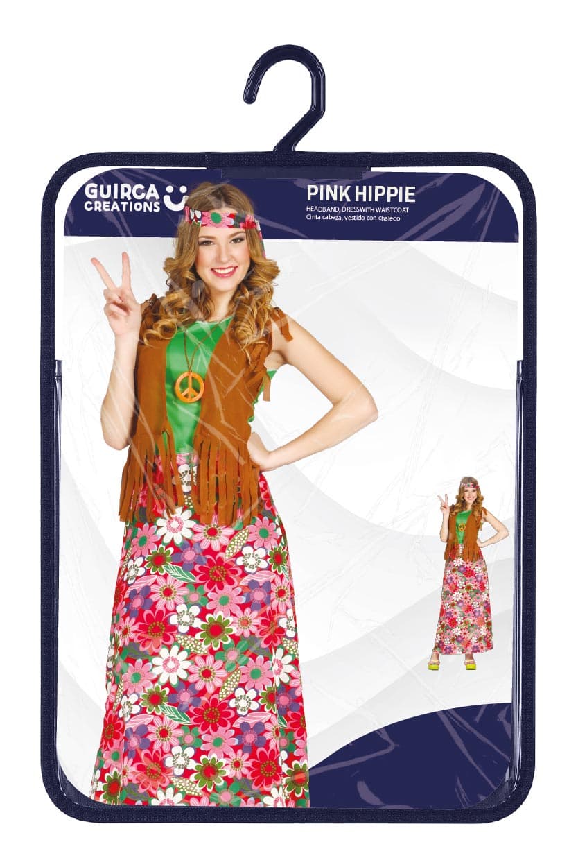 Glad hippie – kostume til damer