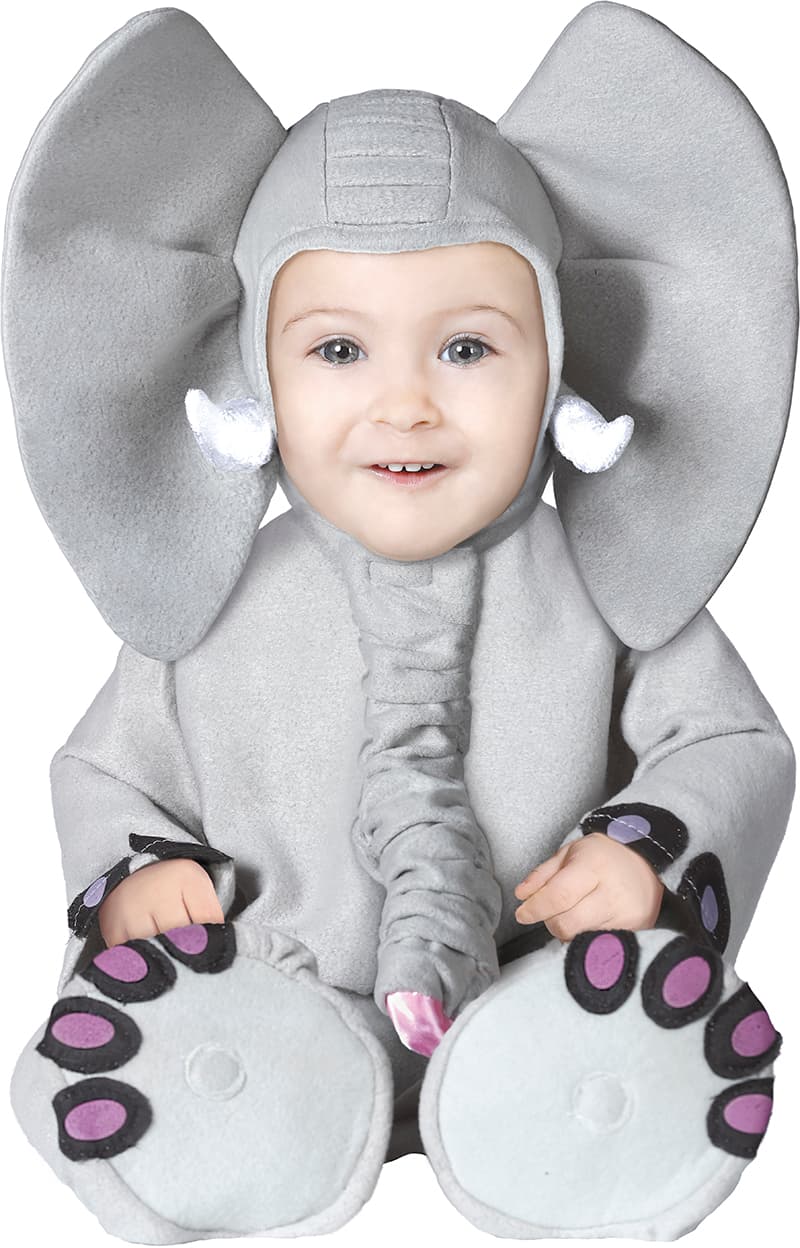 Elefant – kostume til baby, model 81088