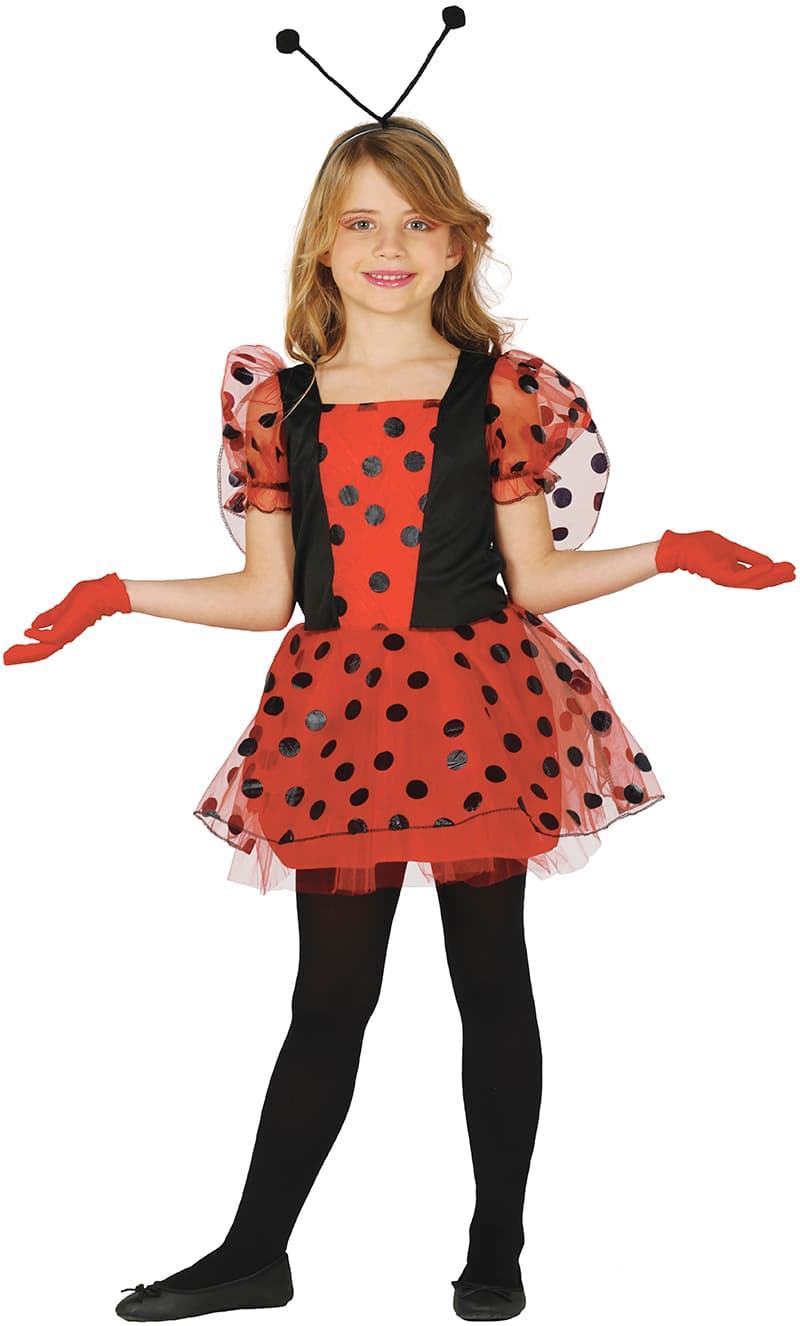 Mariehøne – kostume til piger, model 81890
