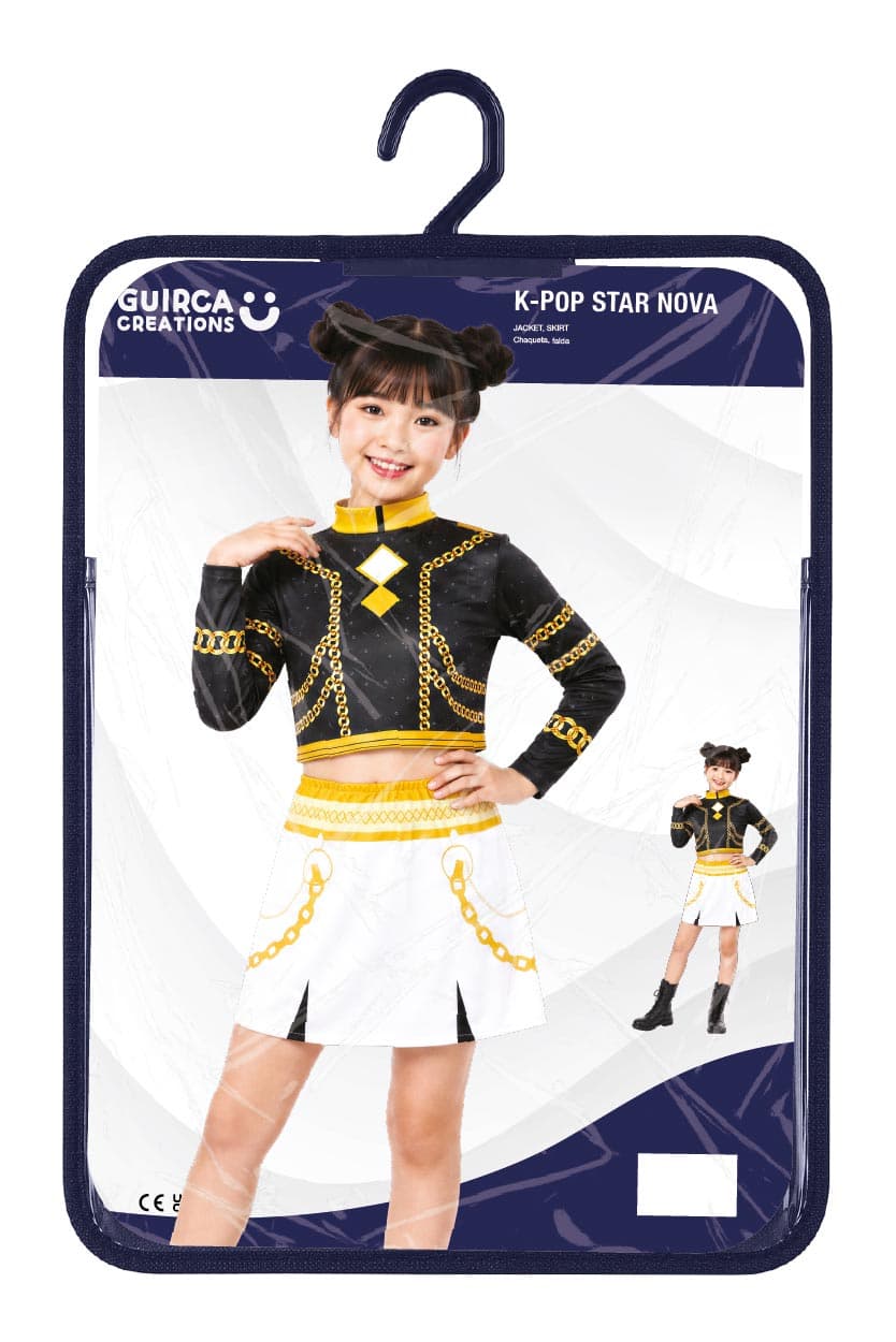 Popstjerne Silver Lite – kostume til piger