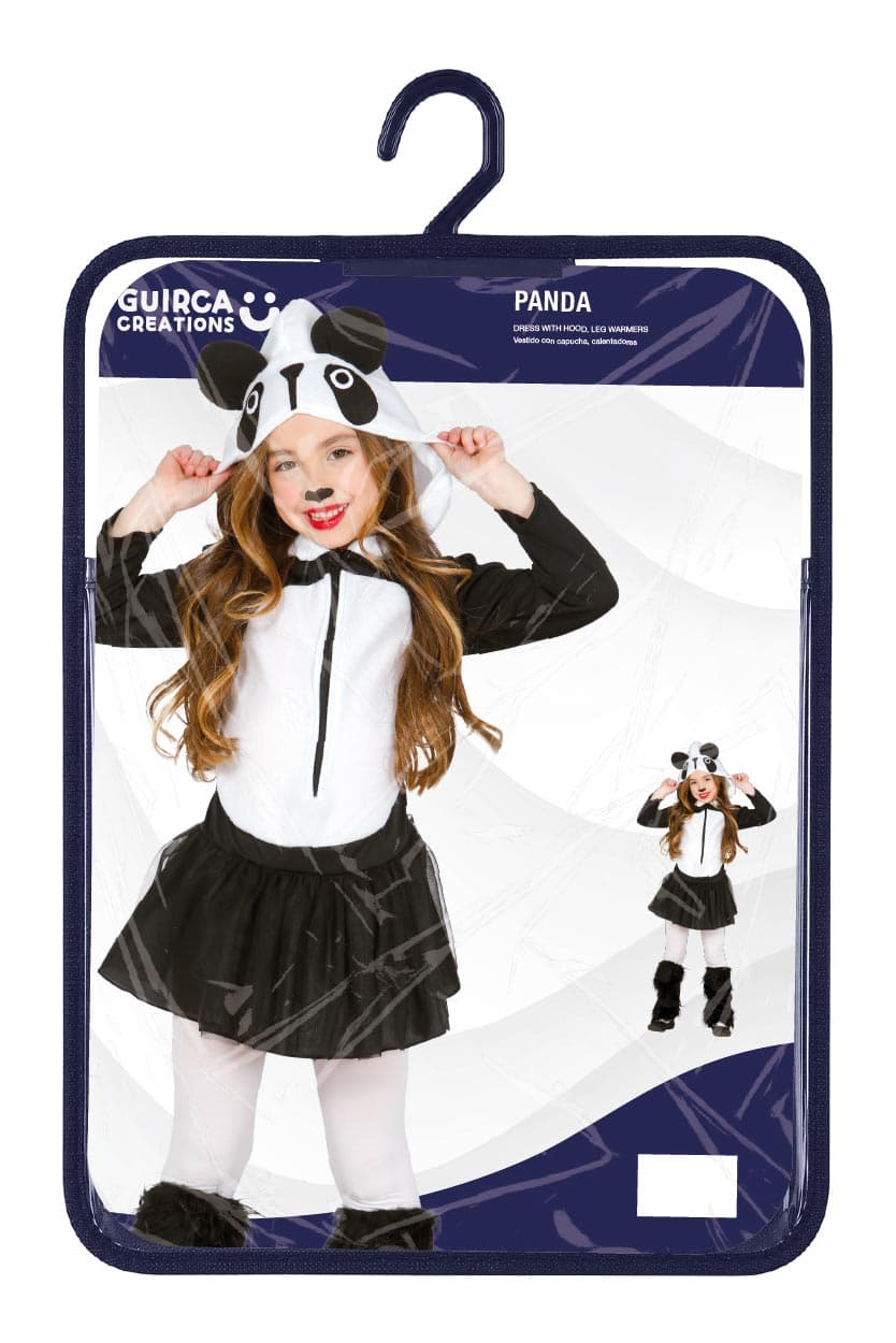 Pandabjørn – kostume til piger