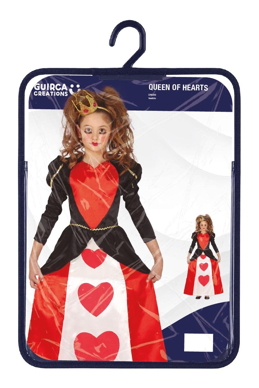 Hjertedronning – kostume til piger, model 83638