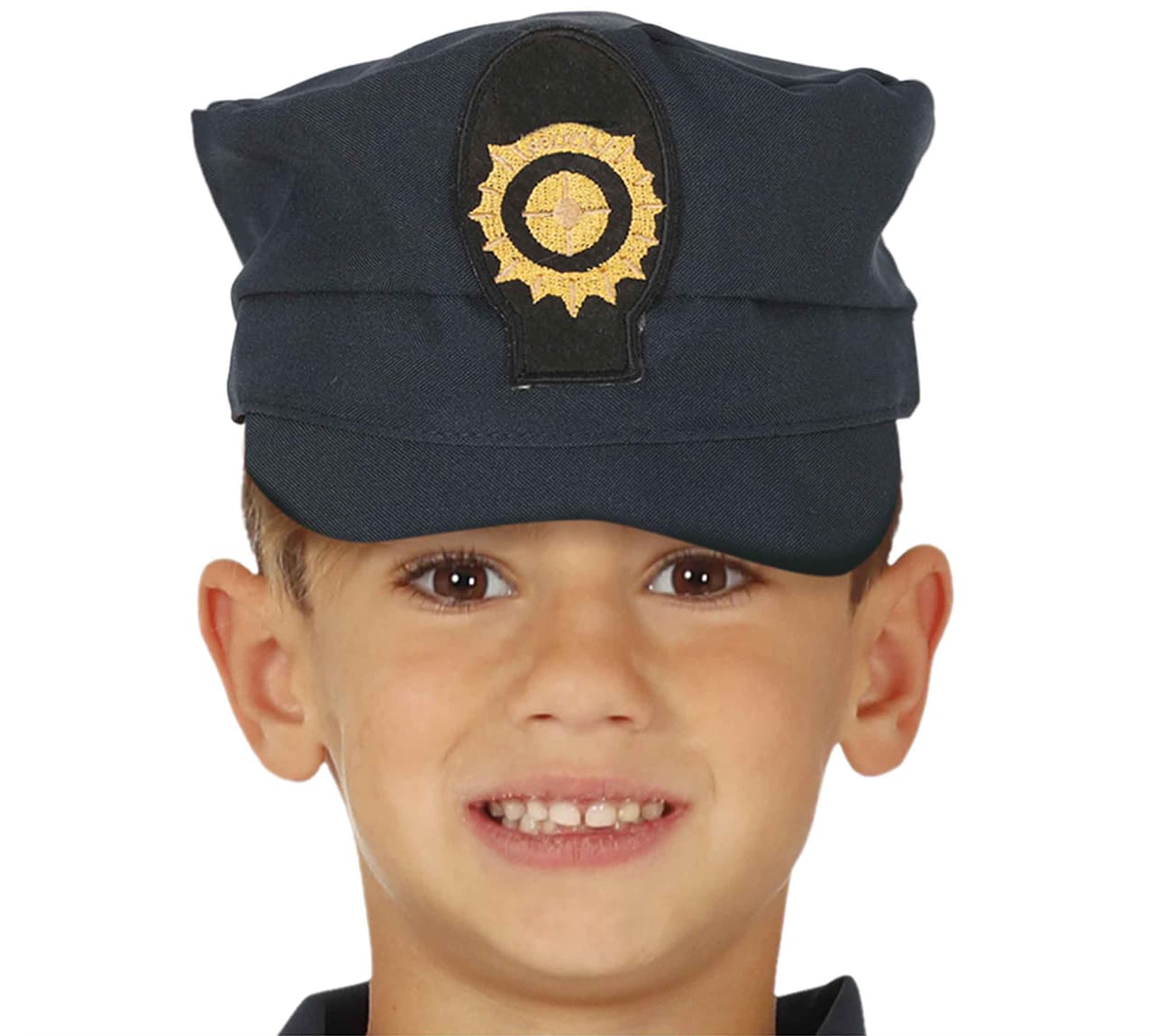 Politi – kostume til drenge, blå, model 83742